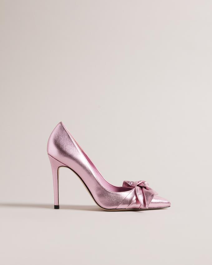 Chaussures à Talons Ted Baker Metallic Court Rose Clair Femme | MXR-66105608